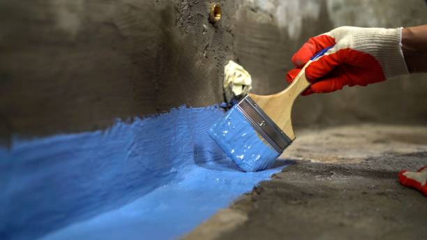 Commercial Waterproofing project at a Sunfield, MI business property by SJ Waterproofing Pros